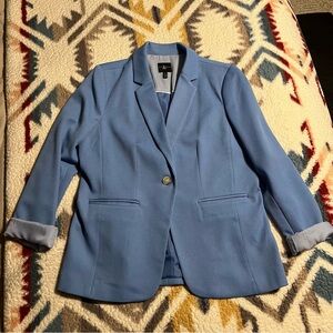 Jules & Leopold Light Blue Textured Blazer